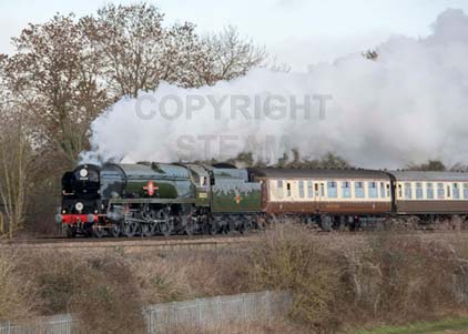 Purchase photo of 35028 CLAN LINE at Worting Junction